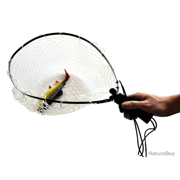 EPUISETTE RAQUETTE LAME PLIANTE FILET CAOUTCHOUC