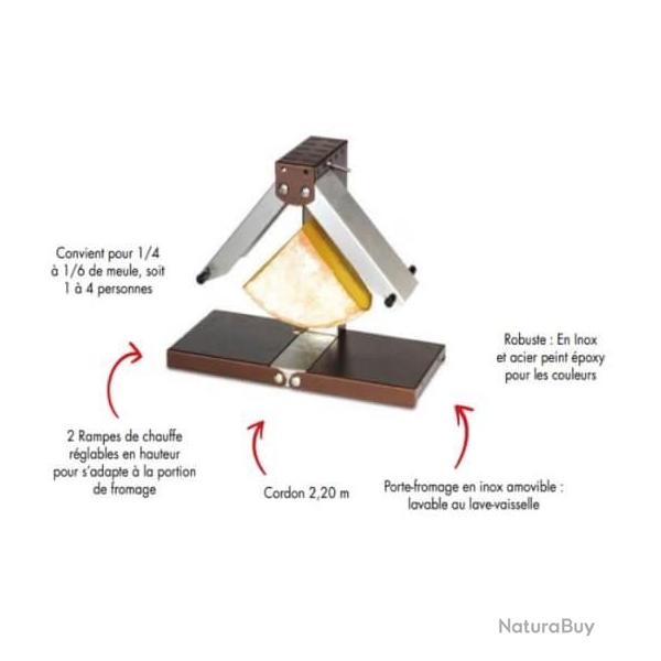 BREZ01C Appareil � raclette Br�zi�re� pour restaurants et particuliers avec couteau