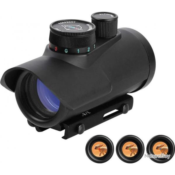 TOP ENCHERE - Point rouge de vis�e pour rail 20/22 mm - 3 couleurs de vis�e - LIVRAISON GRATUITE