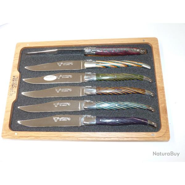 Coffret Couteaux de table Samba par Laguiole en Aubrac