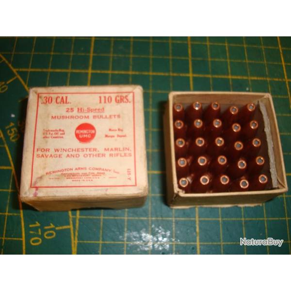 BOITE D'OGIVE CAL 30 US 110GRS  WINCHESTER