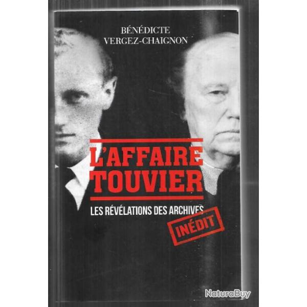 l'affaire touvier les r�v�lations des archives de b�n�dicte vergez-chaignon , milice fran�aise