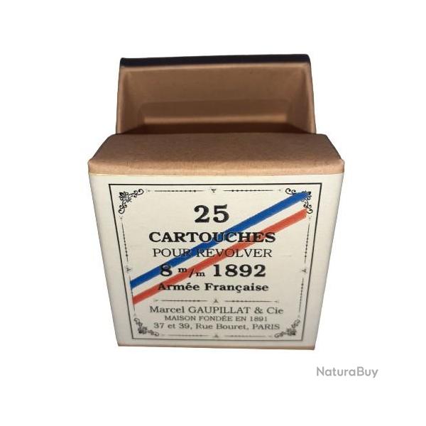 8 mm 1892 ou 8mm 92 Arme Franaise: Reproduction boite cartouches (vide) GAUPILLAT 8881904