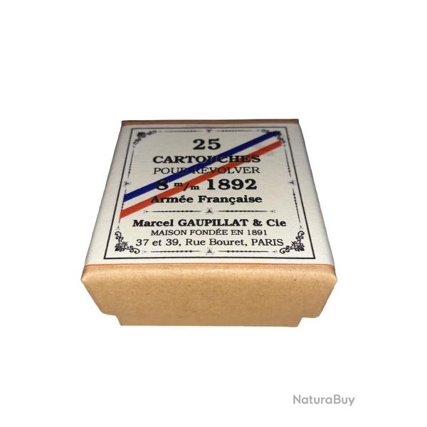 8 mm 1892 ou 8mm 92 Arm�e Fran�aise: Reproduction boite cartouches (vide) GAUPILLAT 8881904