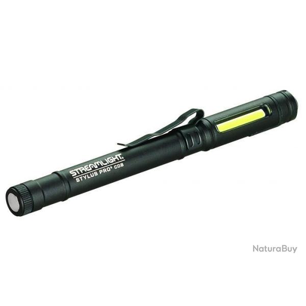 LAMPE STREAMLIGHT STYLUS PRO COB - AVEC CORDON USB - NOIR