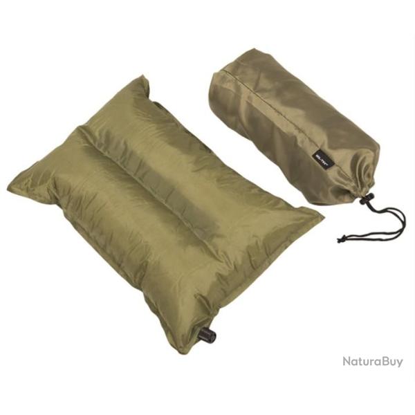 Oreiller gonflable vert