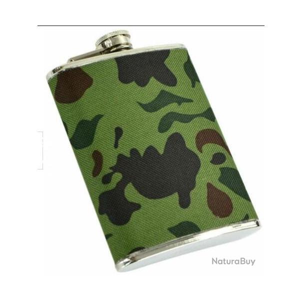 Flasque camouflage woodland