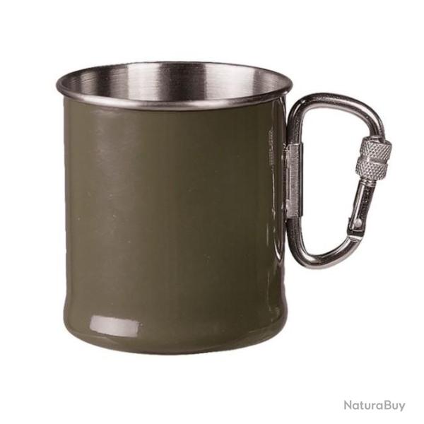 Gobelet mousqueton en mtal de 250mL