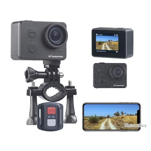 Cam�ra de Sport Etanche Connect�e UHD avec Capteur SONY DV-3917 Grand Angle Mode Ralenti