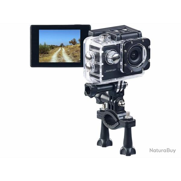 Cam�ra Embarqu�e Sportive Sport HD avec bo�tier Etanche jusqu'� 30m et Fonction Webcam DV-1212 V2