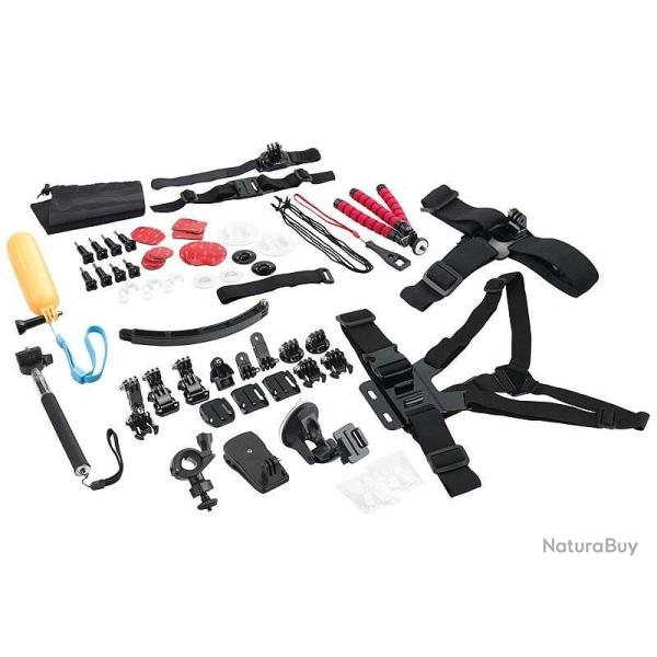 Accessoires pour Cam�ras Sport Sportive Somikon et GoPro Somikon 66 Pieces