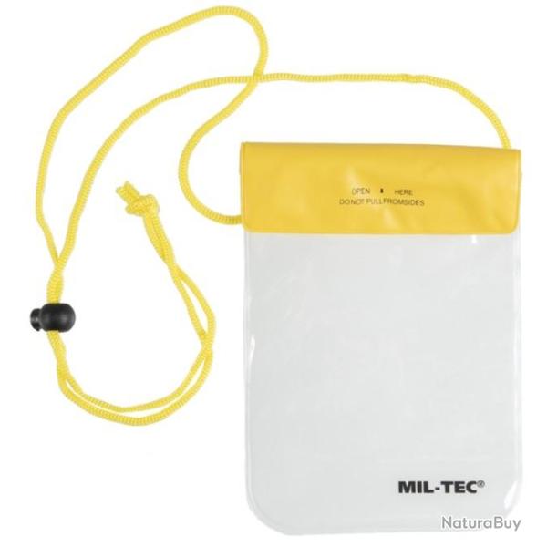 Pochette de poitrine waterproof jaune