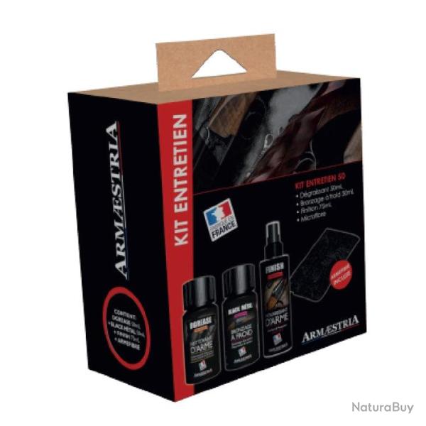 Kit d'Entretien Armaestia DGrease + Black Metal + Finish 250 ml - 250 ml