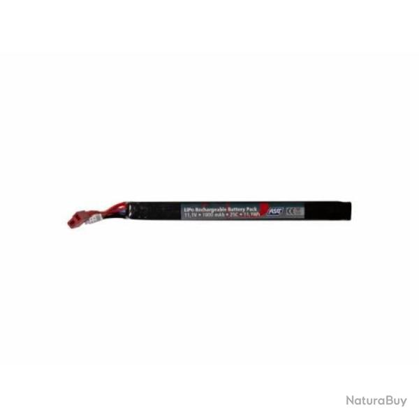 Batterie ASG Li-Po 11.1V 1000mAh T-Dean - 1 Stick