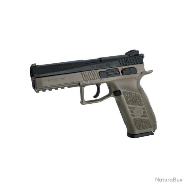Pistolet ASG CZ P09 Gaz GBB - Cal. 6mm - Tan/Noir