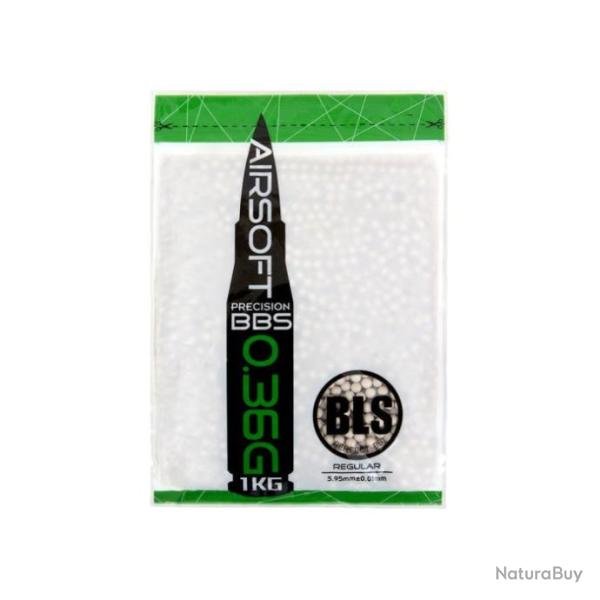 Billes BLS Precisison Plastiques - en Sachet de 1kg 0.20g - 0.36g