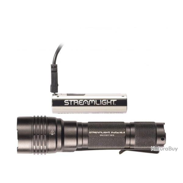 LAMPE STREAMLIGHT PROTAC HL-X USB - AVEC PILES RECHARGEABLES - SOUS BLISTER