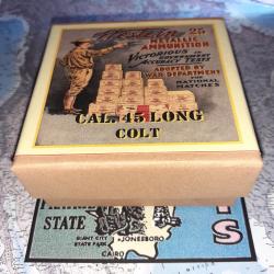 45 Long Colt (Western Metallic Ammunition): Reproduction boite cartouches (vide) WMA 8885783