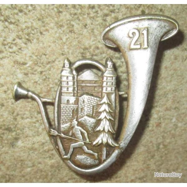 21 Bataillon de Chasseurs  Pied, dos guilloch irrgulier