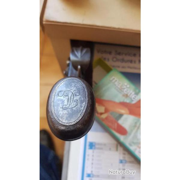 pistolet de officier a percussion dit chien de mer modele 1777