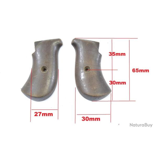 Crosse plaquettes pour petit revoler ancien, restauration arme ancienne pistolet