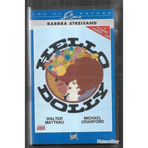 hello dolly , vhs barbara streisand , walter matthau,  comdie musicale