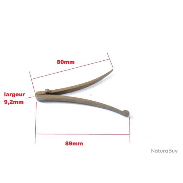 Grand ressort pour platine de pistolet ou fusil � chien. Restauration arme ancienne collection (A)