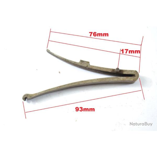Grand ressort pour platine de pistolet ou fusil � chien. Restauration arme ancienne collection (E)