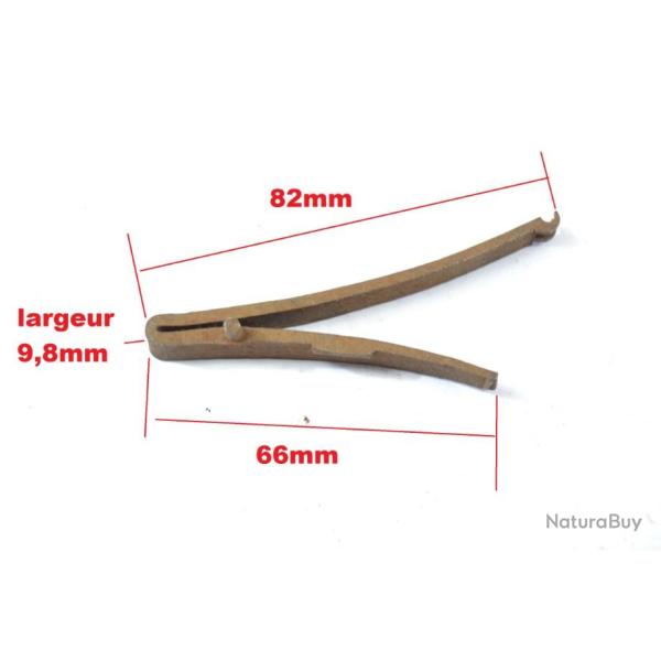 Grand ressort pour platine de pistolet ou fusil � chien. Restauration arme ancienne collection (G)