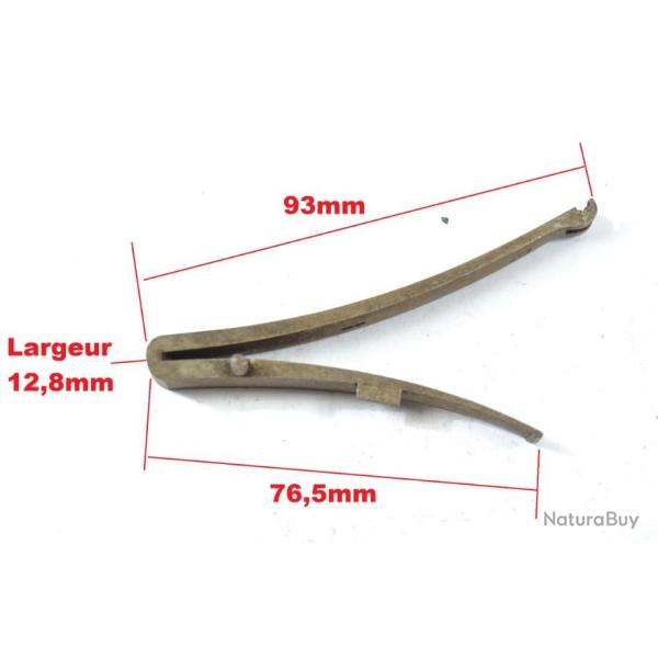 Grand ressort pour platine de pistolet ou fusil � chien. Restauration arme ancienne collection (Q)