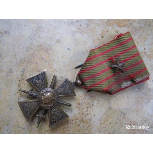 croix guerre sp�ciale car non dat�e date effac�e ww1 premi�re guerre 1914 1918 14 18