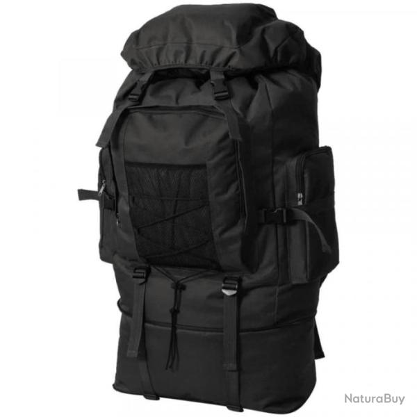 Sac � Dos Militaire 100 L d'Arm�e XXL 100 L NOIR Chasse Randonn�e Camping