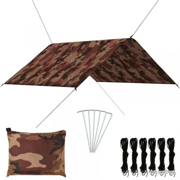 B�che d'Ext�rieur 3x2,85 m Camouflage Abri de B�che de Pluie B�che de Tente pour Sac � Dos