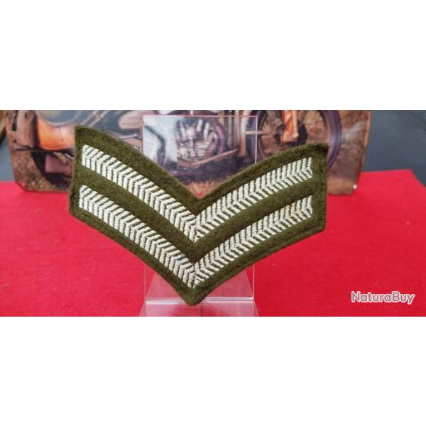 Insigne tissus de manche au grade de caporal de l'arm�e britannique
