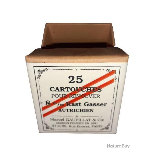 8 mm Rast Gasser ou 8mm AUTRICHIEN: Reproduction boite (vide) GAUPILLAT 9467696