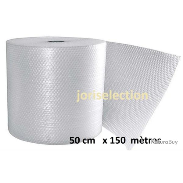 FILM A BULLE D'AIR - 50 CM x 150 METRES ID�AL POUR LA PROTECTION DE CHANTIER DEMENAGEMENT ENBALLAGE