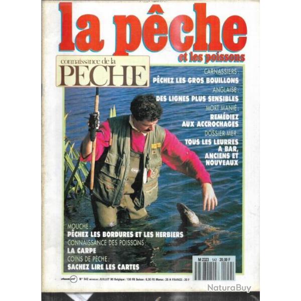 la p�che et les poissons 542 , carpe, leurres � bar, mouche, anglaise ,