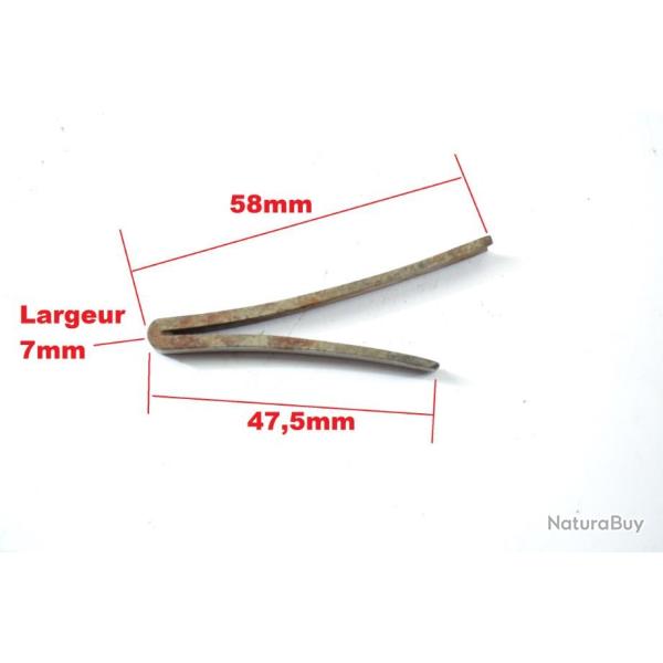 Ressort pour platine de pistolet ou fusil � chien. Restauration arme ancienne collection (Y)