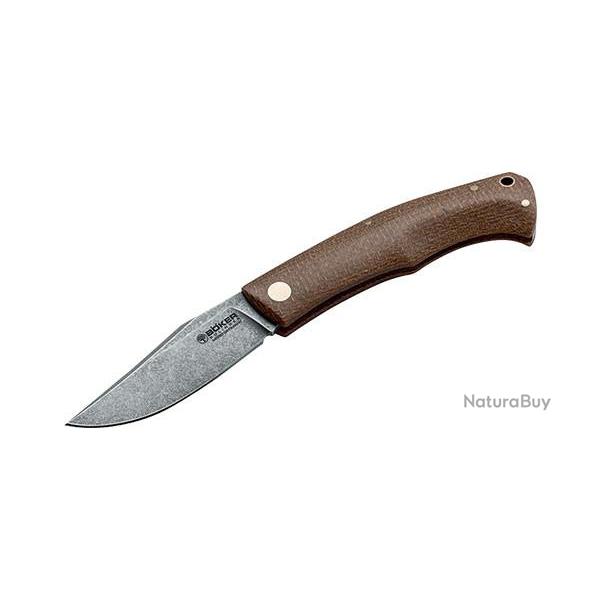 COUTEAU BOKER BOXER EDC BROWN 78MM