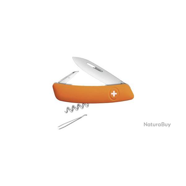 COUTEAU SWIZA D01 ORANGE 6 FONCTIONS