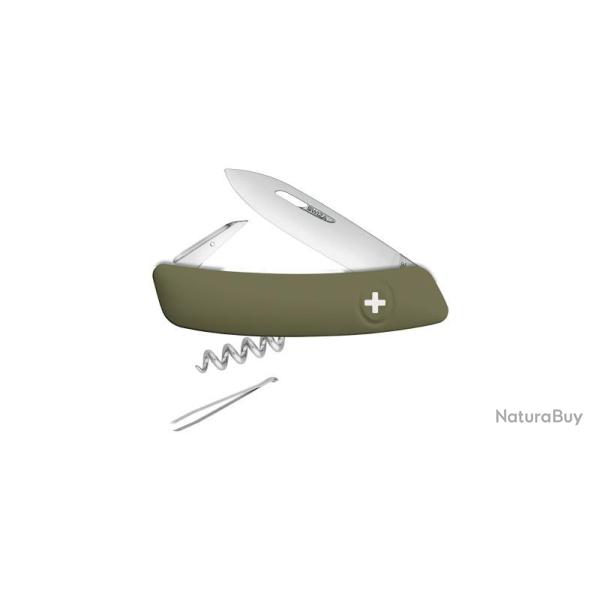 COUTEAU SWIZA D01 OLIVE 6 FONCTIONS