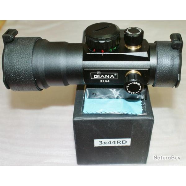 Neuf Viseur DIANA Point Rouge ou vert 3x44mm Red DOT