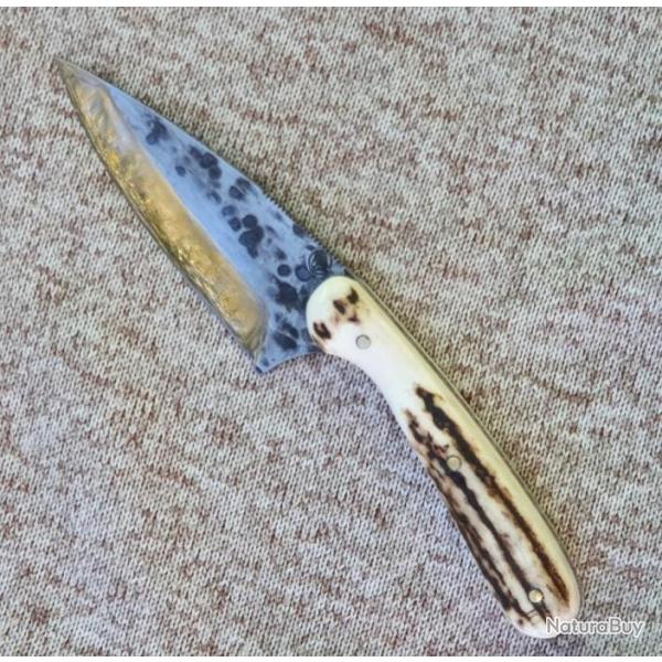 Unique couteau "bois de cerf" Offre de No�l 120 � !!!!