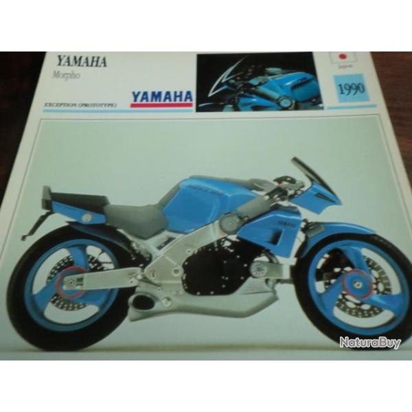 FICHE MOTO  YAMAHA  MORPHO   1990