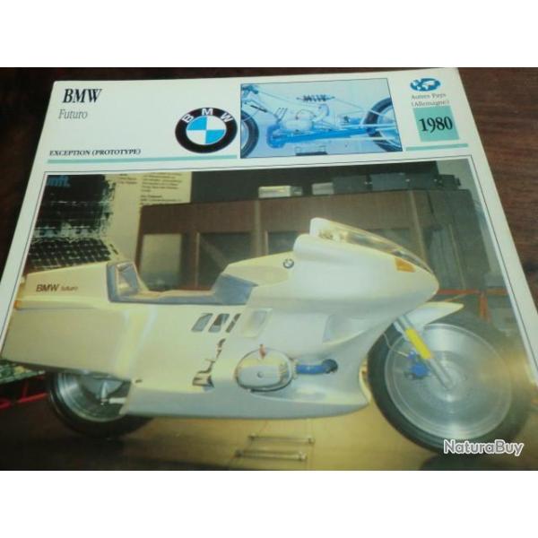 FICHE MOTO  BMW FUTURO   1980