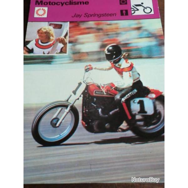 FICHE MOTO  JAY SPRINGTEEN
