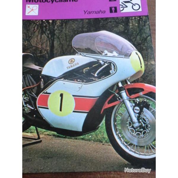 FICHE MOTOCYCLISME  YAMAHA