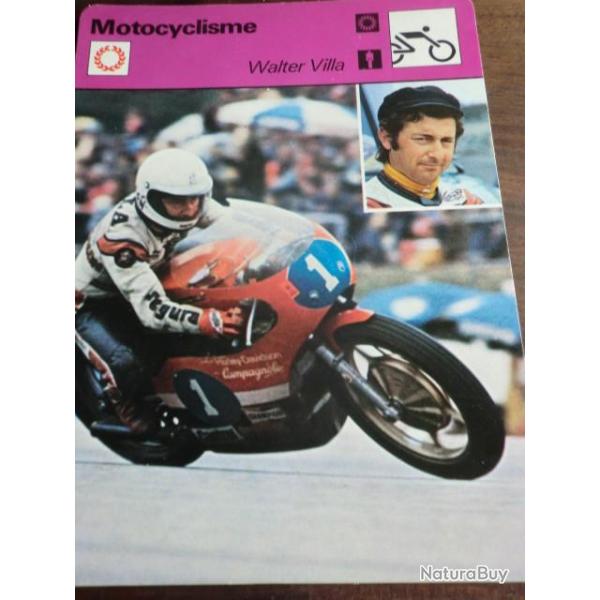 FICHE MOTO WALTER VILLA