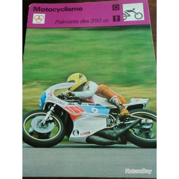 FICHE MOTO PALMARES  DES  350 cc