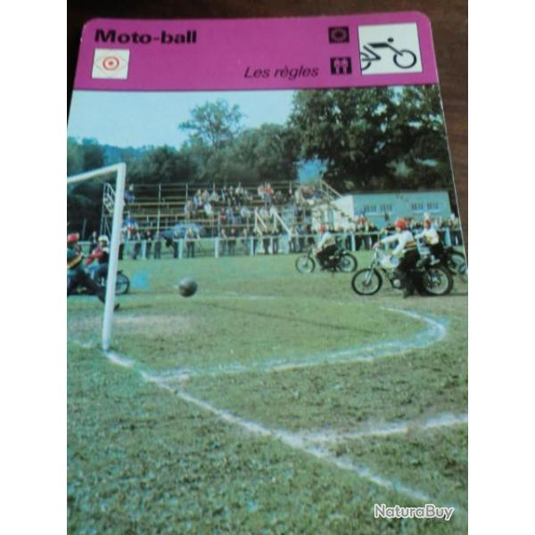 FICHE MOTO LES REGLES